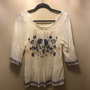 Off the shoulder blouse (L)